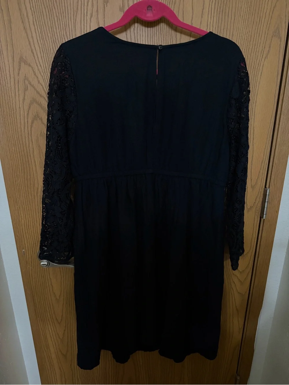 NWT Old Navy Black Lace Detail Dress Size L
